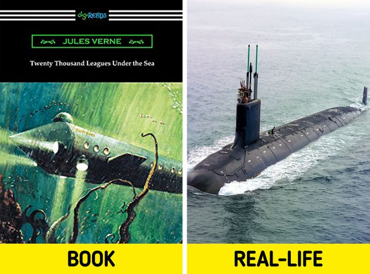Trong cuốn sách "Hai vạn dặm dưới đáy biển", chuyến phiêu lưu như viễn tưởng được thực hiện bằng tằm ngầm. Hiện tại, công nghệ tàu ngầm đã phát triển tới mức nó không chỉ phục vụ mục đích đi lại.