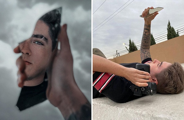 Để tạo ra một bức ảnh sống ảo hút like, nhiếp ảnh gia phải sáng tạo hết cỡ còn người mẫu phải lăn xả hết mình, và mọi thứ từ những vật đơn giản nhất xung quanh cũng được tận dụng hết mức.