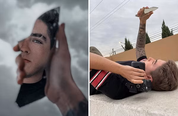 Để tạo ra một bức ảnh sống ảo hút like, nhiếp ảnh gia phải sáng tạo hết cỡ còn người mẫu phải lăn xả hết mình, và mọi thứ từ những vật đơn giản nhất xung quanh cũng được tận dụng hết mức.