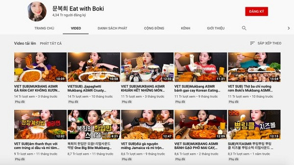 Loạt video của Boki có nội dung không quá khác biệt so với những kênh Youtube trên nhưng cô nàng lại gây chú ý bởi nhan sắc xinh đẹp cùng biểu cảm như muốn "ăn cả thế giới". Hiểm họa từ trào lưu ăn uống trực tuyến. | VTC14