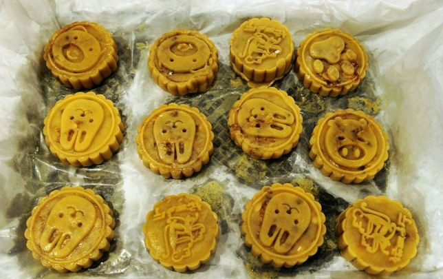 Qua những hình ảnh có thể thấy được, phụ huynh và trẻ em được mời đến vô cùng hào hứng khi làm bánh Trung thu cho động vật hoang dã.