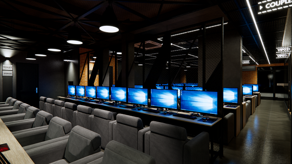 Ngoài khu vực phòng máy chơi game, bà chủ Uyên Pu còn lắp đặt thêm phòng thi đấu, phòng streamer, khu vực ăn uống và cafe sang chảnh mà mọi game thủ đều ao ước được trải nghiệm một lần.