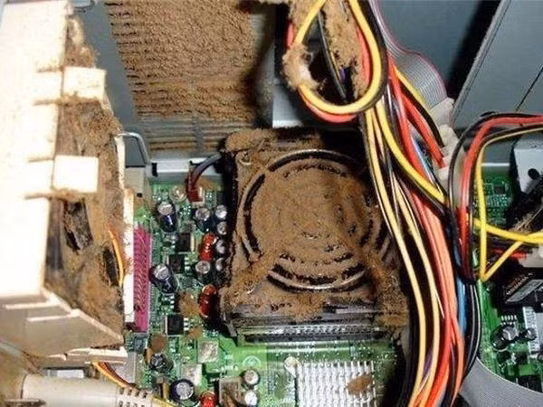 Bộ máy tính bẩn toàn diện từ quạt chip, nguồn đến card màn hình.