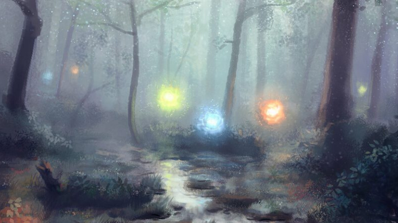 Nhiều người nói rằng do quặng sắt kết hợp cùng dòng lưu huỳnh đã tạo thành những viên pin tự nhiên. Các nhà khoa học thì cho rằng sự bay hơi của lưu huỳnh tạo thành những bong bóng khí i-on hóa, phản ứng khi gặp không khí ẩm và phát sáng.