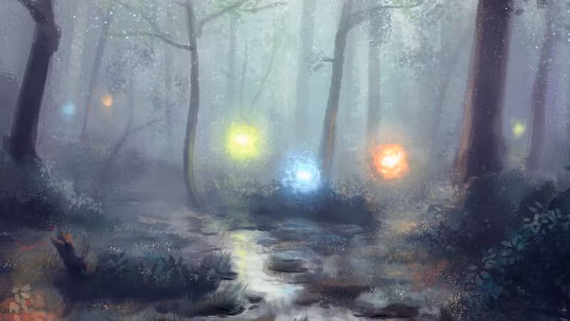 Nhiều người nói rằng do quặng sắt kết hợp cùng dòng lưu huỳnh đã tạo thành những viên pin tự nhiên. Các nhà khoa học thì cho rằng sự bay hơi của lưu huỳnh tạo thành những bong bóng khí i-on hóa, phản ứng khi gặp không khí ẩm và phát sáng.