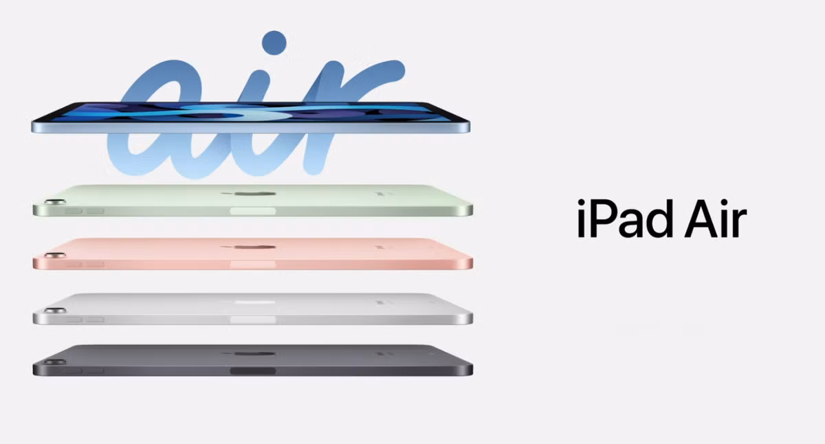 Trong sự kiện Time Flies đêm qua ngày 16/9, Apple đã công bố iPad Air 2020 mới. Sản phẩm nằm ở phân khúc giữa iPad và iPad Pro nhưng tiệm cận iPad Pro hơn cả về thiết kế lẫn cấu hình.