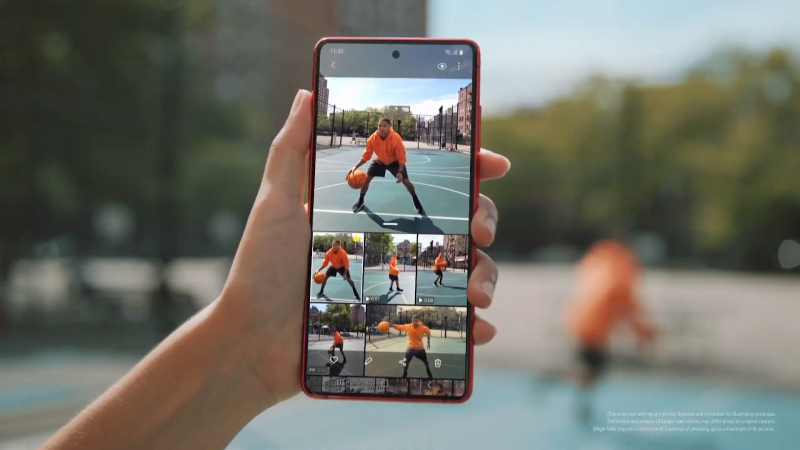 Cảm biến vân tay cũng được tích hợp vào bên trong màn hình.