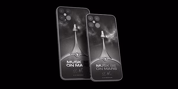 Thiết kế điện thoại được lấy cảm hứng từ tàu SpaceX Dragon, có tên iPhone ''Musk be on Mars''. Chiếc iPhone 12 phiên bản giới hạn này được Caviar tạo nên nhằm kỷ niệm tàu SpaceX thực hiện thành công sứ mệnh đầu tiên đưa phi hành đoàn gồm 2 phi gia của NASA lên vũ trụ thành công.
