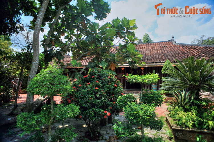 Các ngôi nhà cổ ở làng Đông Hòa Hiệp ẩn mình dưới những vườn cây ăn trái xum xuê, thoáng mát, cạnh khung cảnh sông nước hiền hòa, tạo nên cảnh quan đặc trưng đầy hấp dẫn của một ngôi làng cổ ở vùng đất phương Nam.