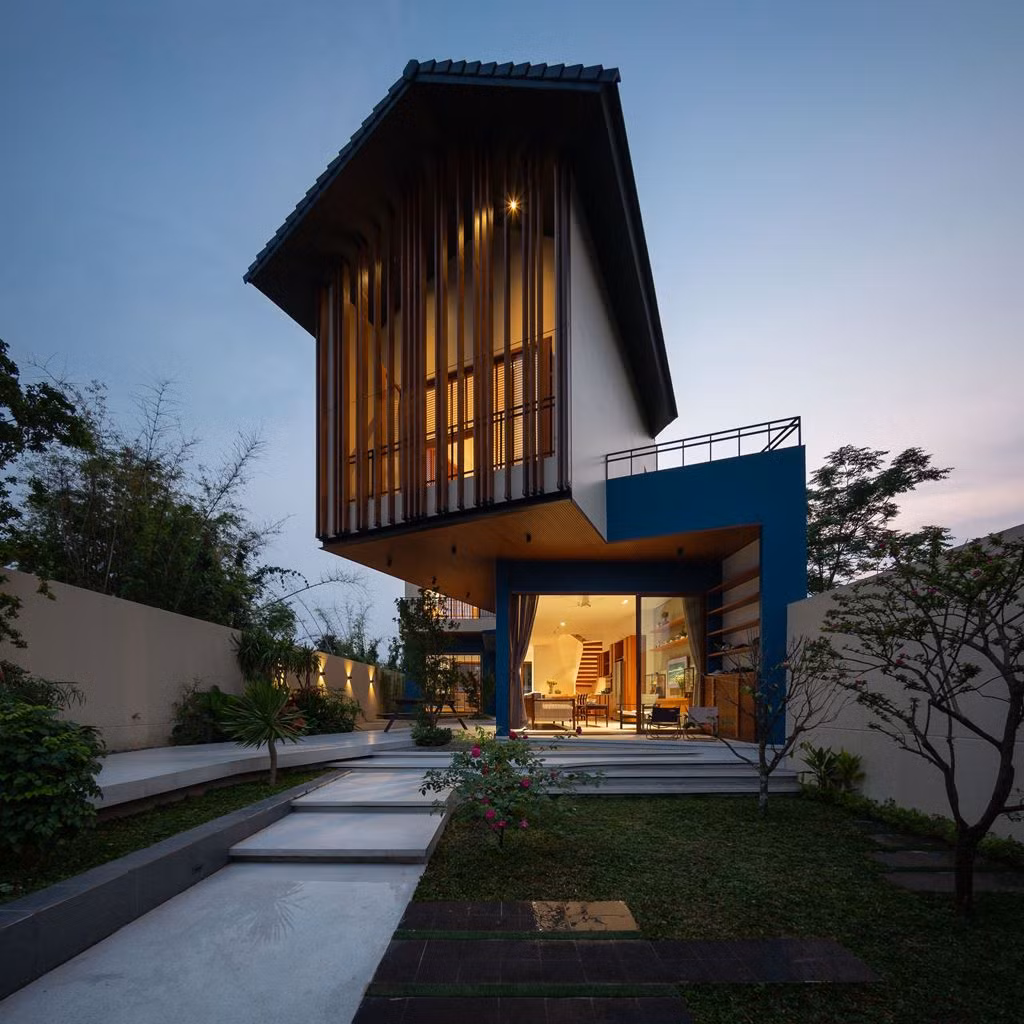 Theo đơn vị thiết kế và thi công, căn biệt thự được hoàn thiện trong 8 tháng, chi phí khoảng 3,8 tỷ đồng, chưa bao gồm thiết bị điện tử.