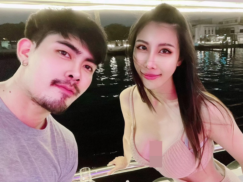 Bạn trai của hot girl xinh đẹp này là một huấn luyện viên thể hình.