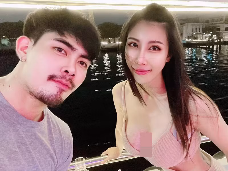 Bạn trai của hot girl xinh đẹp này là một huấn luyện viên thể hình.