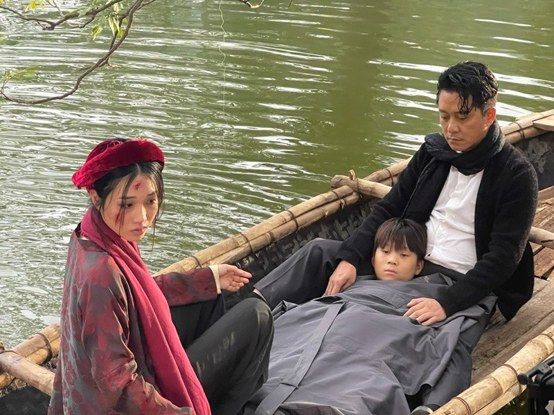 Diệu Thúy đóng chung phim với Tuấn Hưng.