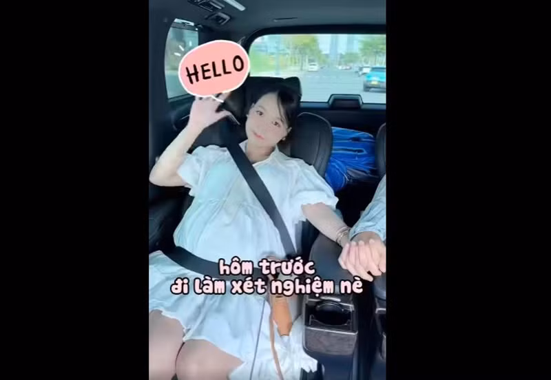 Lần hiếm hoi chồng Sam xuất hiện bên vợ.