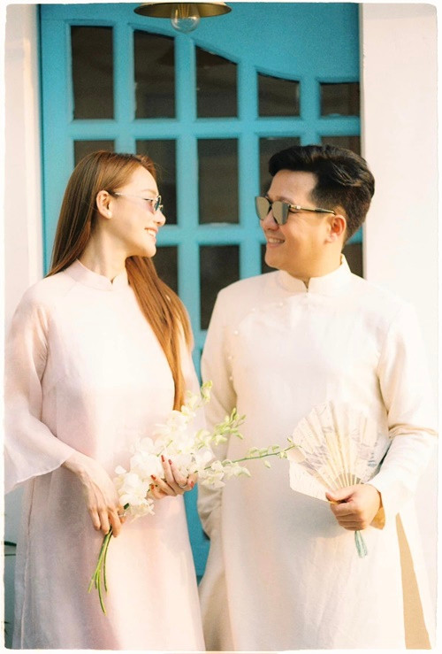 Sau bao sóng gió, Nhã Phương - Trường Giang nên duyên vợ chồng vào tháng 9/2018. Ảnh: FBNV.