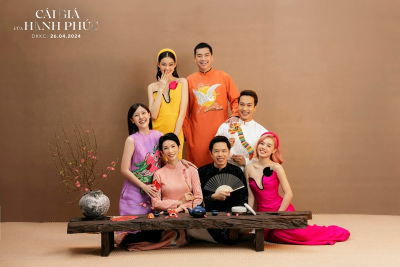 Vì đóng phim Cái giá của hạnh phúc sau Mai, Uyển Ân phải nối tóc cho vai diễn nữ tính. Ảnh: FBNV.