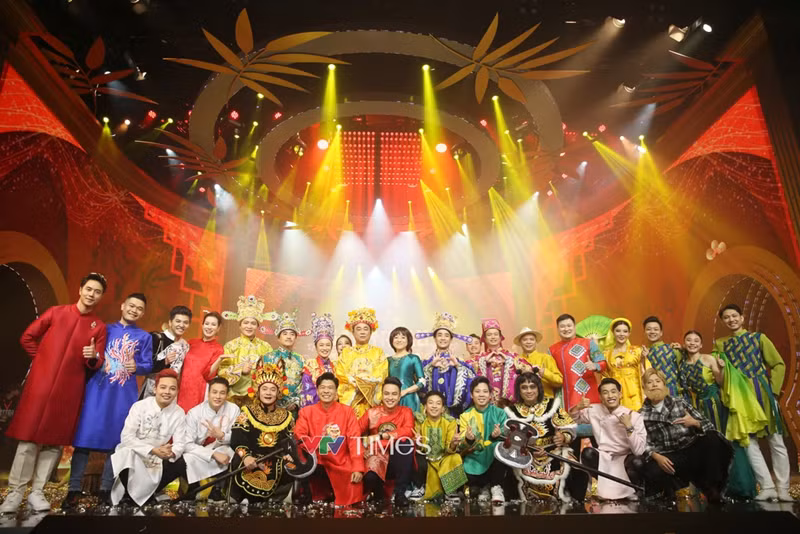 Nhiều gương mặt mới tham gia Táo quân 2024 như Thanh Hương, Tú Oanh… Ảnh: VTV.