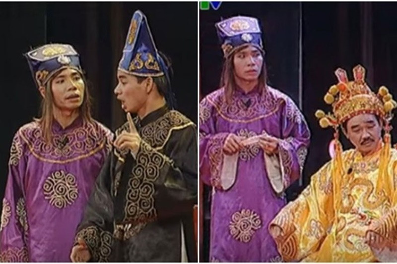 Vai Ngọc Hoàng nghiêm nghị, trầm tư nhưng không kém phần sâu sắc. Ảnh: Dân Việt.