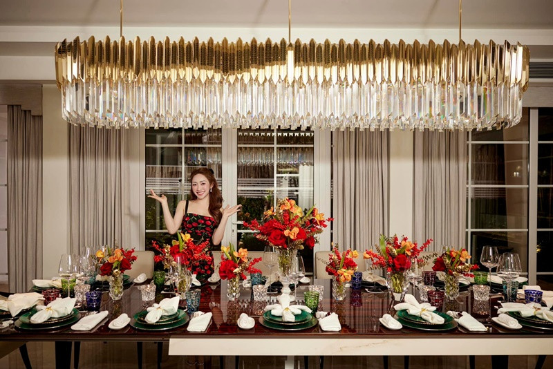 Lý Thùy Chang sống sang chảnh bên chồng.