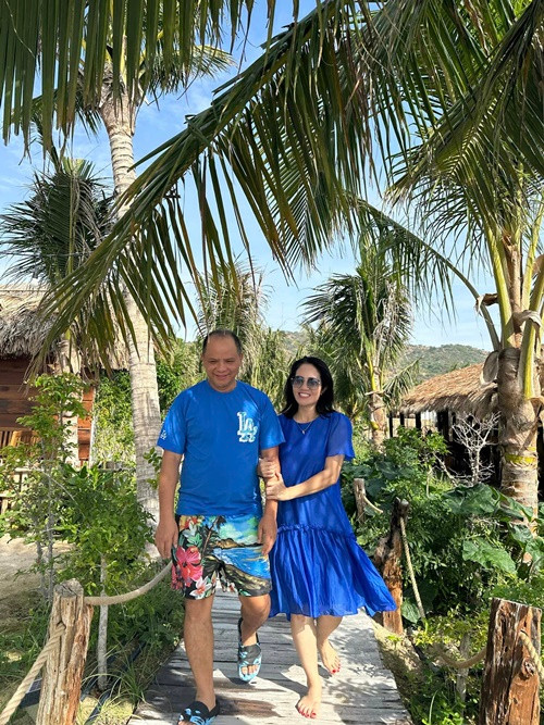 Chia sẻ về Anh Tuấn, Nguyệt Hằng cho biết, chồng luôn sẵn sàng nấu đồ ăn cho vợ, thậm chí vào lúc nửa đêm. Ảnh: FBNV.