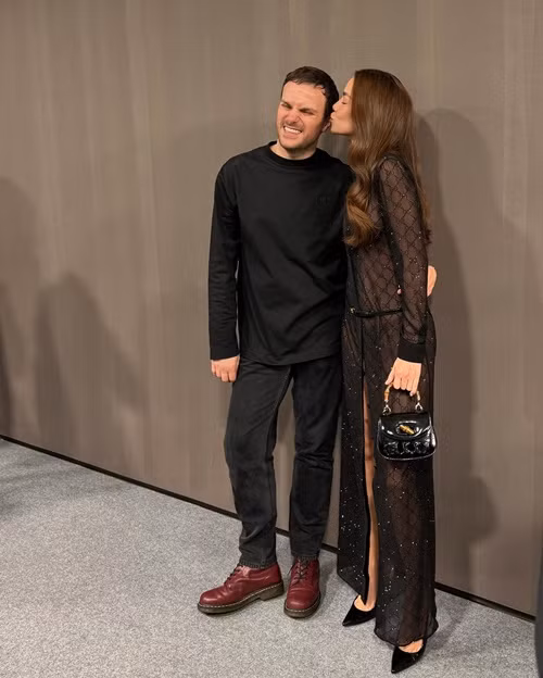 Cả hai tỏ ra khá thân thiết tại sự kiện. Ảnh: Instagram.