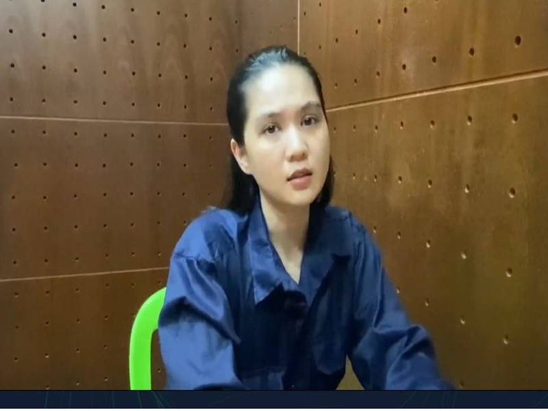 Ngọc Trinh lộ diện sau thời gian bị tạm giam. Ảnh chụp màn hình.