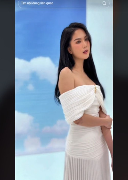 Chân dài gốc Trà Vinh khoe vai trần.