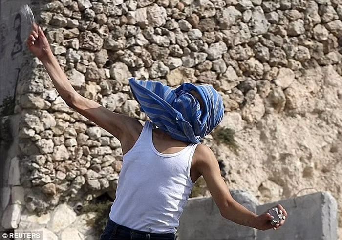 Những kẻ khơi nguồn bạo loạn được cho là đã bịt mặt và dùng đá tấn công mọi người