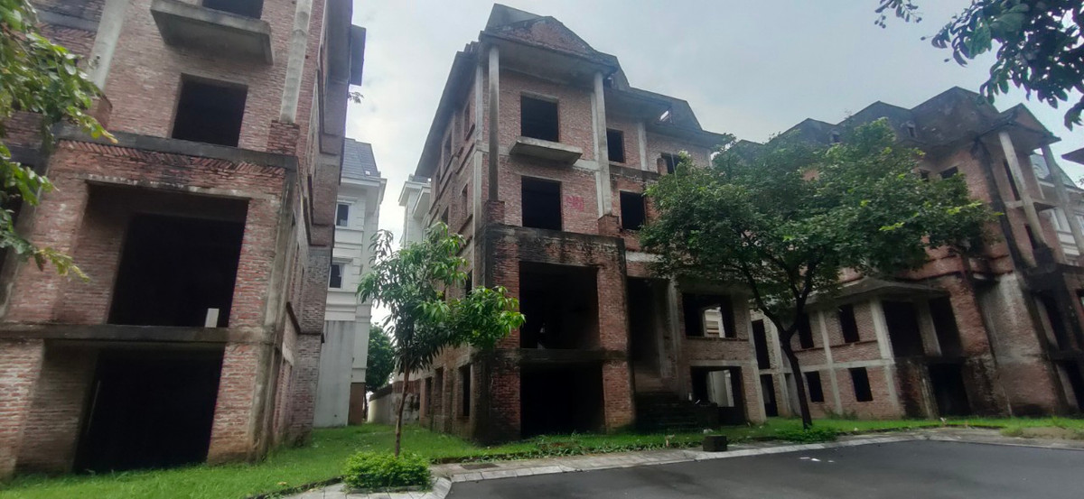 Diện tích mỗi biệt thự tại Khu đô thị Lideco hơn 100m2.