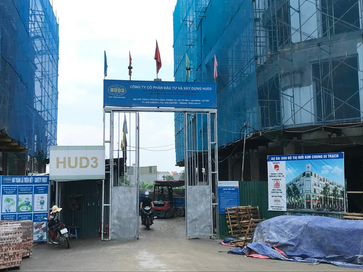 Một số khu vực được các nhà thầu triển khai.