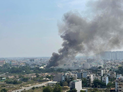 Chay xuong go Dong Long - TP Thu Duc