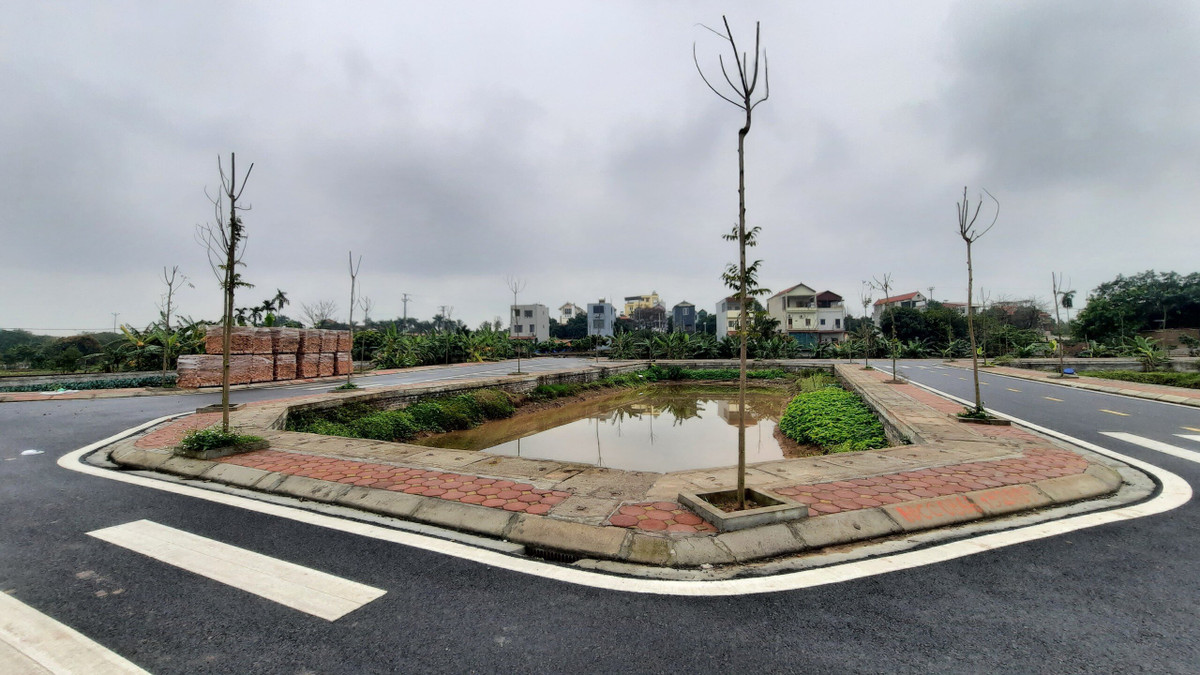 Đầu năm 2022, Cục Bổ trợ tư pháp đã ban hành kết luận thanh tra và yêu cầu UBND huyện Đan Phượng (TP Hà Nội) không phê duyệt, hủy kết quả đấu giá 26 thửa đất tại khu này vì quá trình đấu giá không tuân thủ theo quy định của pháp luật. (Ảnh: Báo Giao thông).