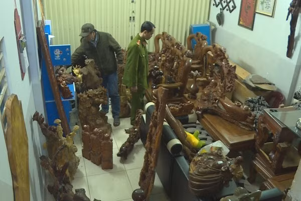 Trước đó, Công an TP Buôn Ma Thuột đã thành lập chuyên án và bắt giữ thành công đối tượng Luân. Khám xét nơi ở, lực lượng công an thu giữ hàng chục tượng gỗ, bàn ghế gỗ trộm cắp, 4 khẩu súng, 6 viên đạn, hơn 20 cây dao rựa, mã tấu, 270g ma túy đá, 1 bộ tóc giả đội khi đi trộm cắp. 