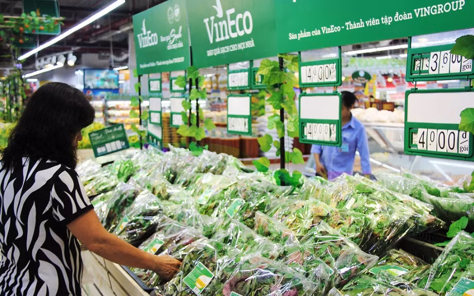 He thong Vinmart chinh thuc phan phoi rau sach Vineco