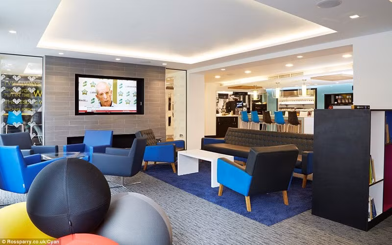 Đây là khu vực để tán gẫu, nghỉ ngơi cùng bạn bè.