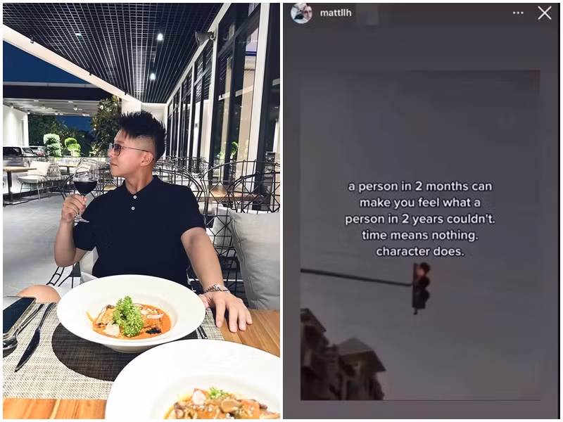 Hồi tháng 12/2022, rộ nghi vấn Matt Liu có người mới sau khi nam CEO viết đầy ẩn ý: "A person in 2 months can make you feel what a person in 2 years couldn 't time means nothing character does..." (Tạm dịch: Một người trong 2 tháng có thể khiến bạn nhìn thấy những điều mà một người trong 2 năm không thể. Thời gian không thể quyết định được gì cả nhưng tính cách thì có...). Ảnh: Vietnamnet