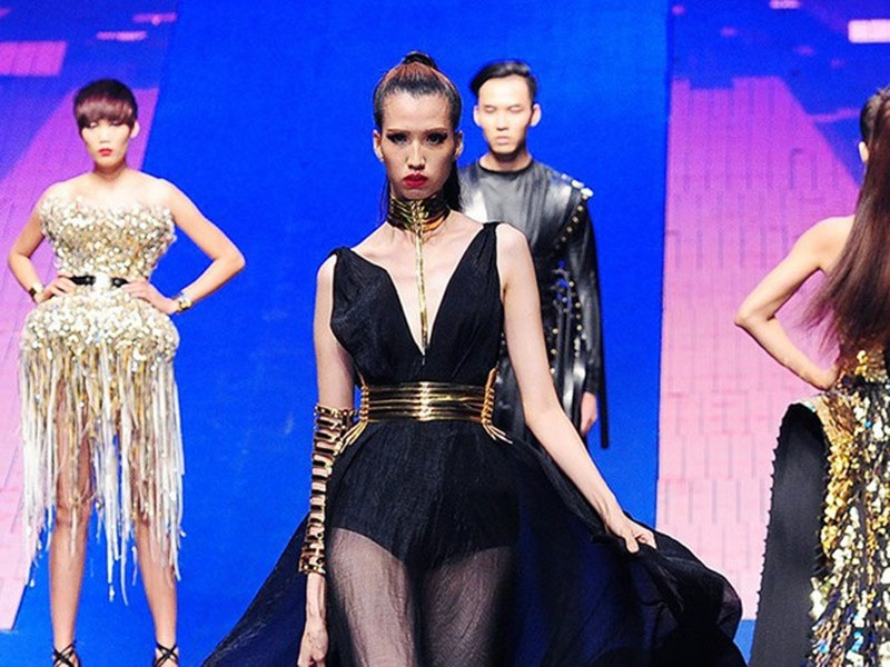 Trong chung kết Vietnam’s Next Top Model 2015, Hồng Xuân giành ngôi vị á quân. Ảnh: FBNV