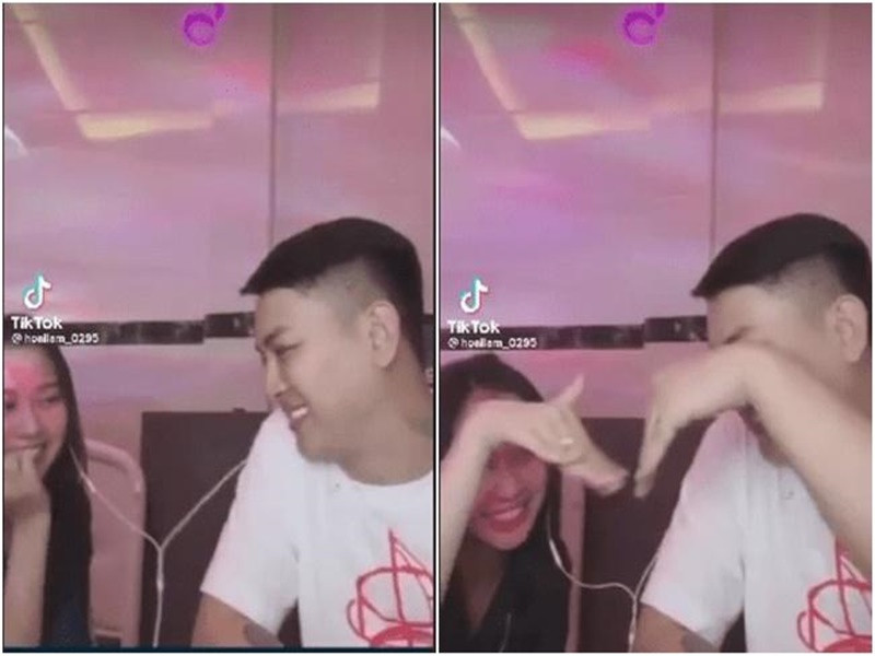 Bạn gái Hoài Lâm hiếm hoi xuất hiện trong livestream của nam ca sĩ. Ảnh: Vietnamnet