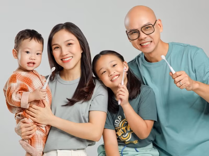 Thái Ngọc Bích chia sẻ, thời điểm khó khăn nhất của hai vợ chồng là 5 năm đầu hôn nhân. Vì tình yêu thương, cả hai nắm tay nhau đi qua giai đoạn khó khăn.