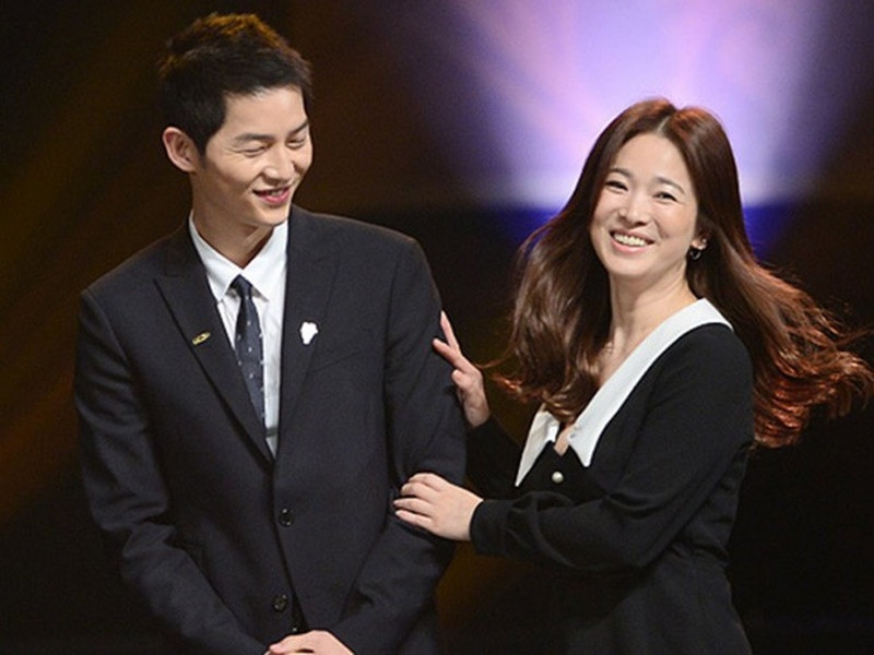 Không ít lần Song Hye Kyo lộ dấu hiệu tuổi tác. Ảnh: Sina