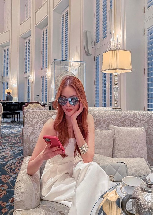 Ngoài hoạt động trong showbiz, Lan Khuê còn kinh doanh.