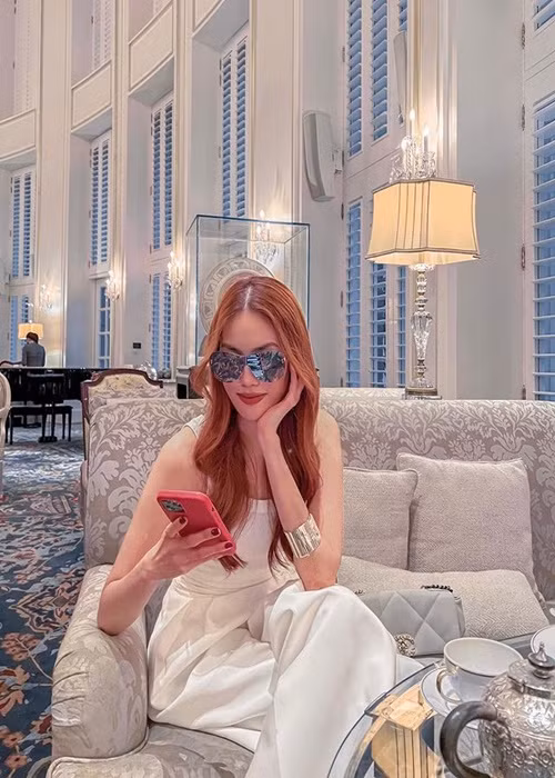 Ngoài hoạt động trong showbiz, Lan Khuê còn kinh doanh.