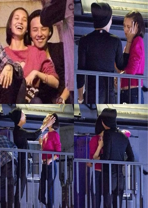 G-Dragon từng bị nghi hẹn hò người mẫu Nhật Bản Kiko Mizuhara. Trong một cuộc phỏng vấn tại Nhật Bản, khi được hỏi về hình mẫu bạn gái lý tưởng, G-Dragon không trực tiếp nói nhưng đã chỉ vào ảnh của Kiko trên tạp chí. Anh còn đăng tải đoạn video và gọi là nữ người mẫu là Kiko thân yêu. Ảnh: Zing