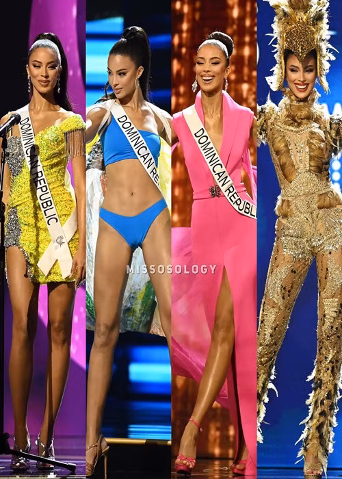 Đại diện Cộng hòa Dominica - Andreina Martinez không được Missosology chú ý khi mới nhập cuộc nhưng ở bán kết, cô đã gây ấn tượng. Andreina sở hữu nhan sắc như tượng tạc và tự tin như một nữ hoàng sắc đẹp.