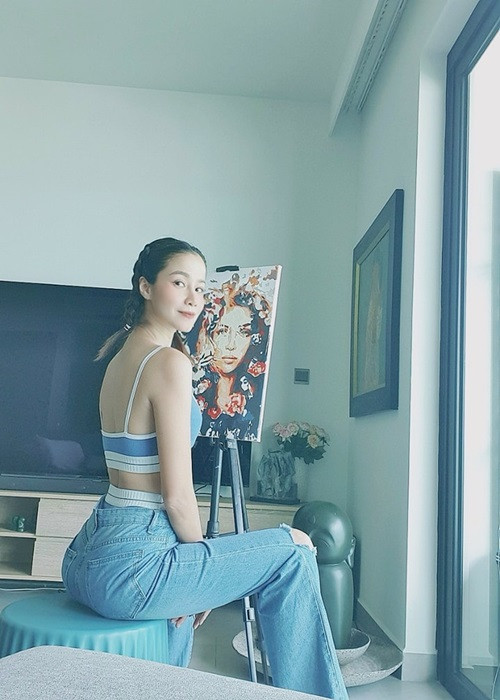 Ở Đức, ngoài chồng con, Bảo Trúc dành thời gian chăm sóc bản thân.