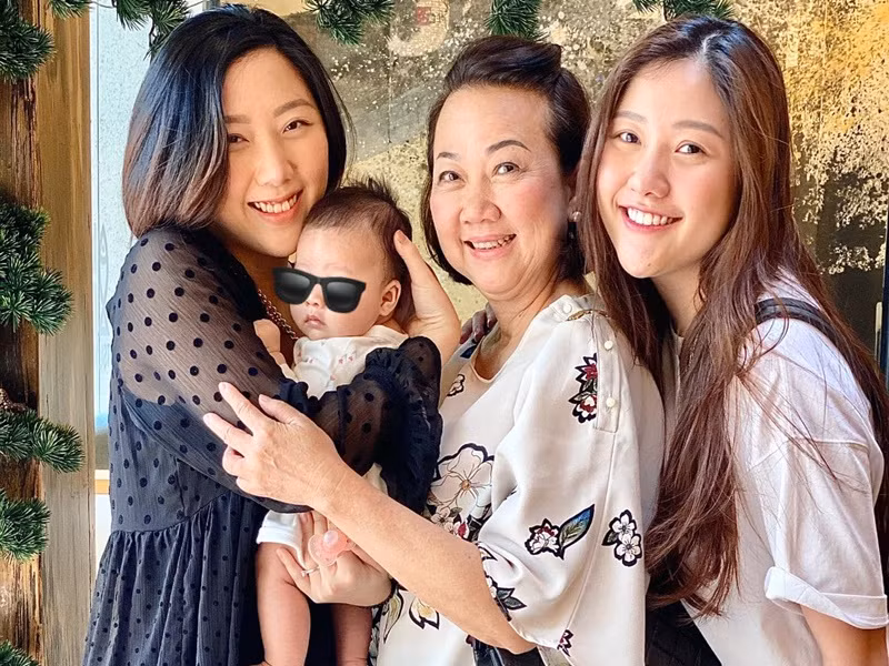 Huỳnh Mi không gia nhập showbiz trong khi Uyển Ân - em gái của Trấn Thành đang hoạt động với vai trò diễn viên. Ảnh: FBNV