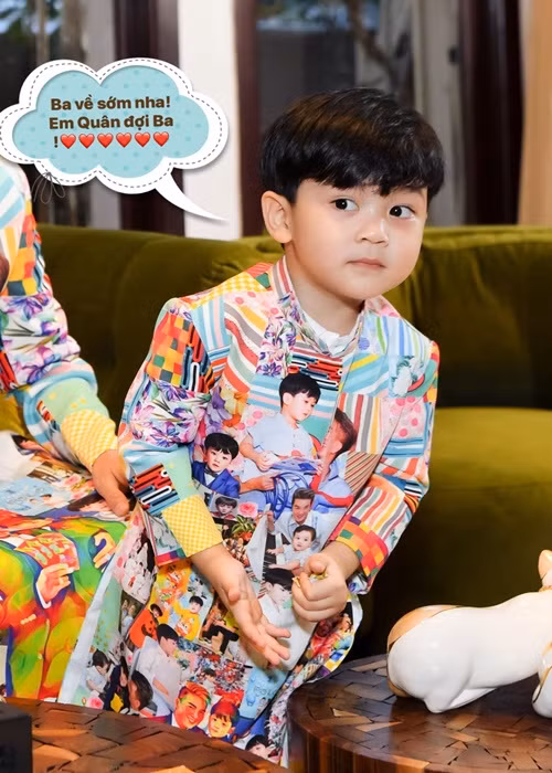 Đàm Vĩnh Hưng bày tỏ năm mới, anh mong các con luôn bình an, khoẻ mạnh, ngoan ngoãn, học giỏi và được mọi người xung quanh thương mến.