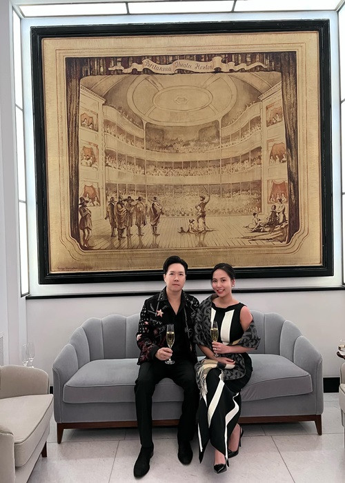 Không chỉ có tổ ấm hạnh phúc, Lê Hiếu còn thuận lợi trong công việc.