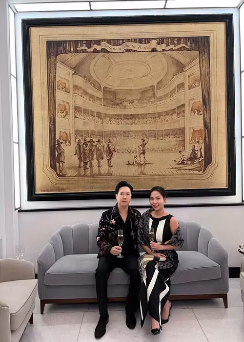 Không chỉ có tổ ấm hạnh phúc, Lê Hiếu còn thuận lợi trong công việc.