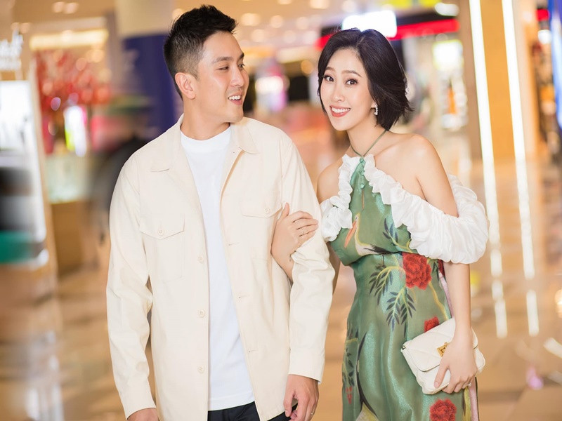 Hiện tại, Liêu Hà Trinh mang bầu con đầu lòng. Ảnh: FBNV